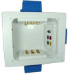 Multijack recessed entertainment box